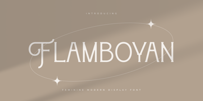 Flamboyan Style Font Poster 1