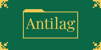 Antilag Font Poster 1