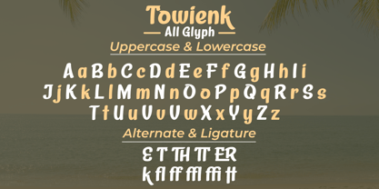 Towienk Font Poster 8