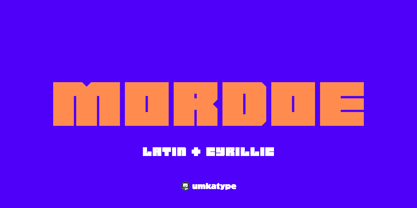 Mordoe Font Poster 1