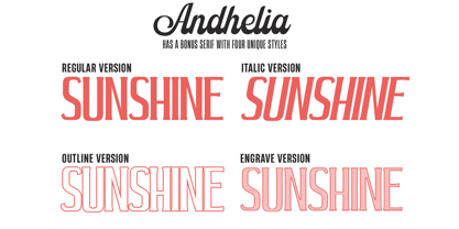 Andhelia Font Poster 15