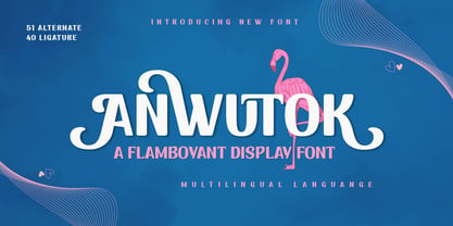 ANWUTOK Font Poster 1