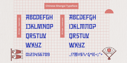 Chinese Shangai Font Poster 3