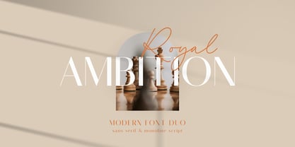 Royal Ambition Font Poster 1