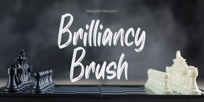 Brilliancy Brush Font Poster 1