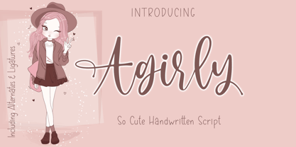 Agirly Font Poster 1