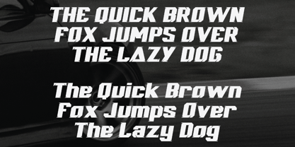 Black Rumble Font Poster 6