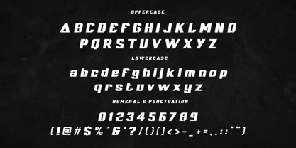 Black Rumble Font Poster 8