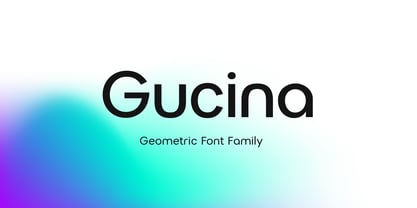 Gucina Font Poster 1