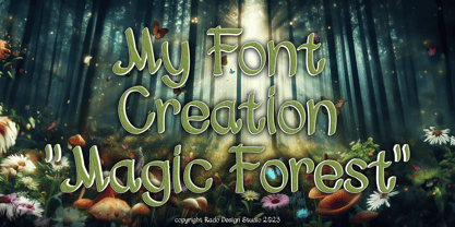 Magic Forest Font Poster 1
