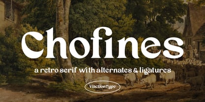 Chofines Font Poster 1
