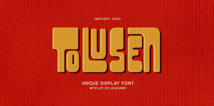 Tolusen Font Poster 1