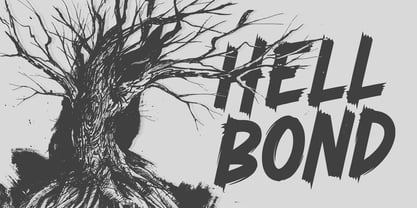 Zombie Brush Font Poster 4
