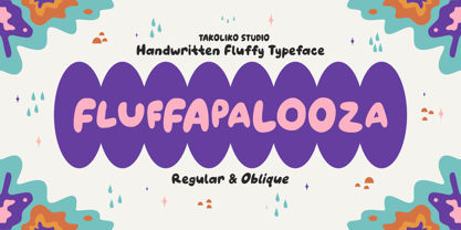 Fluffapalooza Font Poster 1