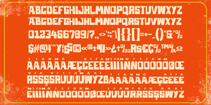 Vantequ Font Poster 8