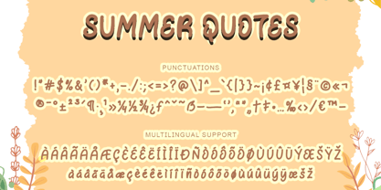 Summer Quotes Font Poster 6