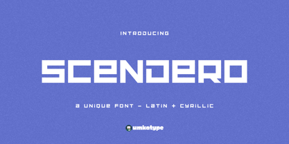 Scendero Font Poster 9