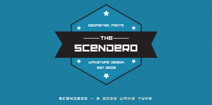 Scendero Font Poster 5