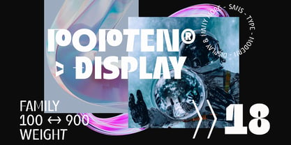 Popten Display Fuente Póster 1