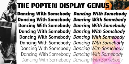 Popten Display Font Poster 6