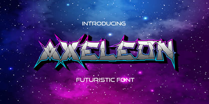 Axeleon Abstract Font Poster 1