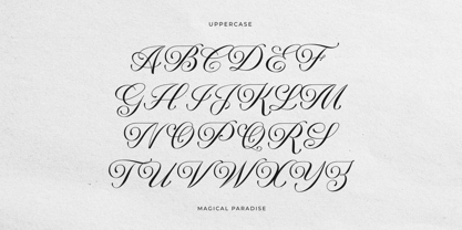 Magical Paradise Font Poster 12