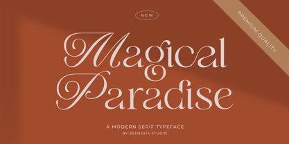 Magical Paradise Font Poster 15