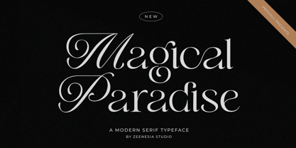 Magical Paradise Font Poster 1