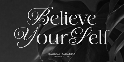 Magical Paradise Font Poster 9