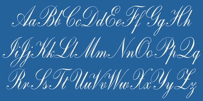 Copperplate Script Font Poster 2
