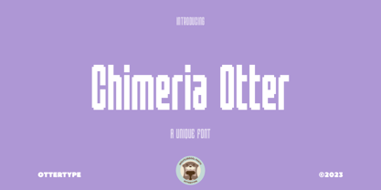 Chimeria Otter Font Poster 1