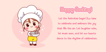 Cupcake Cuties Font Poster 3