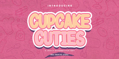Cupcake Cuties Font Poster 1