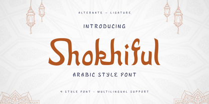 Shokhiful Font Poster 1