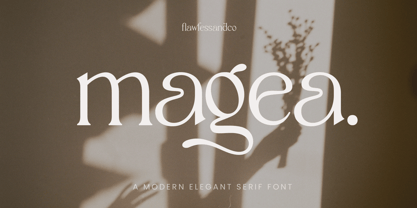 Magea Font Poster 1
