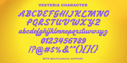 Vesteria Font Poster 5