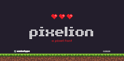 Pixelion Font Poster 10