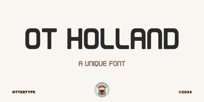 OT Holland Font Poster 1