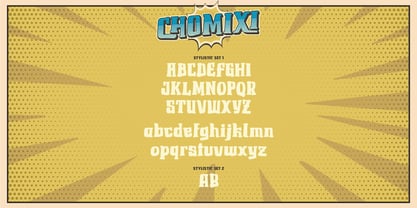 Chomixi Font Poster 9