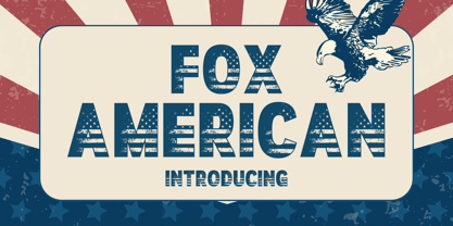 Fox American Font Poster 1