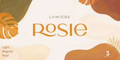 Lumiere Rosie Font Poster 1