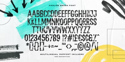 Harlem Brush Font Poster 8