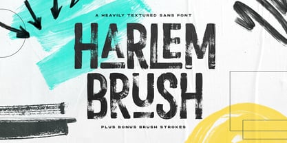 Harlem Brush Font Poster 1