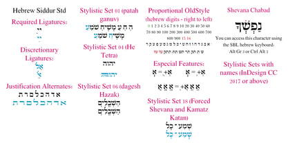 Hebrew Saphire Tanach Font Poster 5
