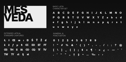 Mesveda Font Poster 10