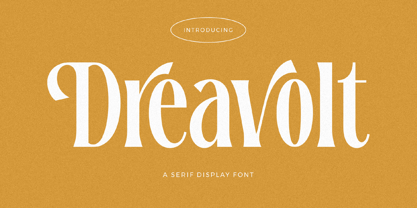 Dreavolt Font Poster 1