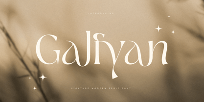 Galfyan Font Poster 1