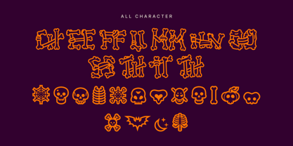 Ghoul Bone Font Poster 6