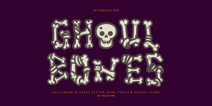 Ghoul Bone Font Poster 1