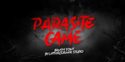 Parasite Game Font Poster 1